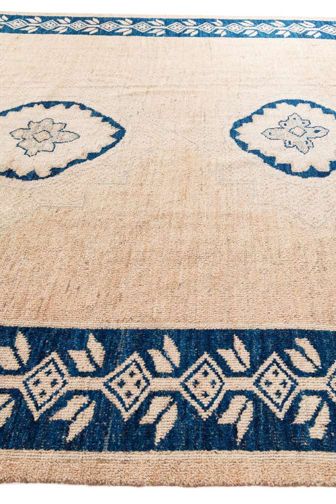 9' 1 x 12' 3 Hand Knotted Moroccan Wool Rug