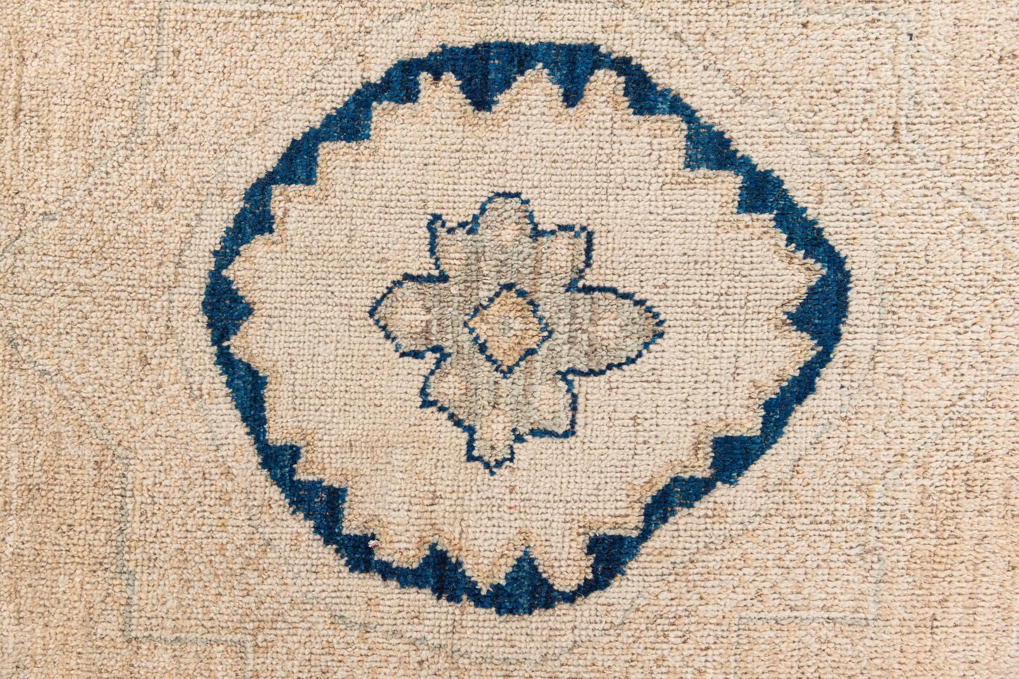 9' 1 x 12' 3 Hand Knotted Moroccan Wool Rug