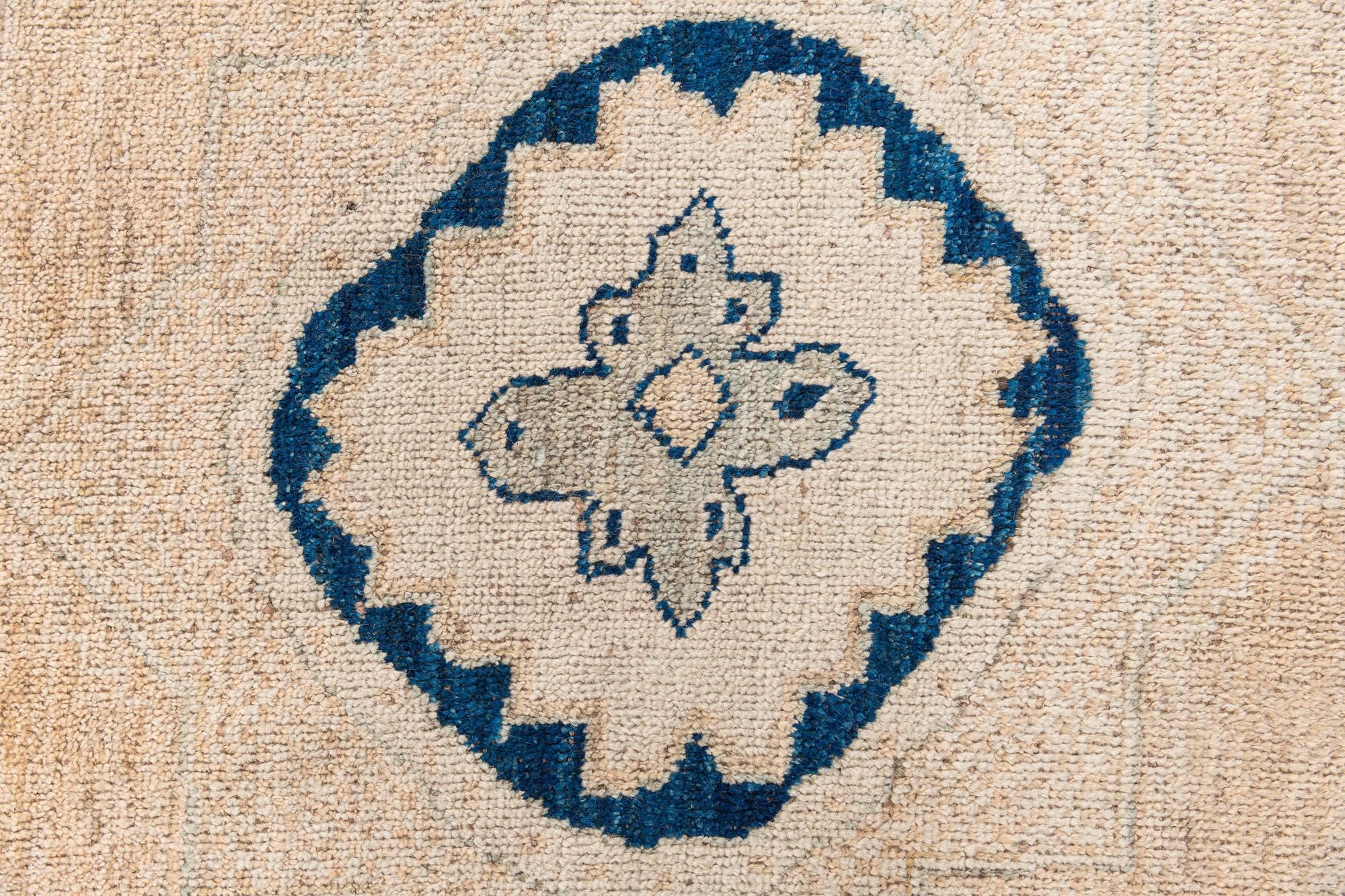 9' 1 x 12' 3 Hand Knotted Moroccan Wool Rug