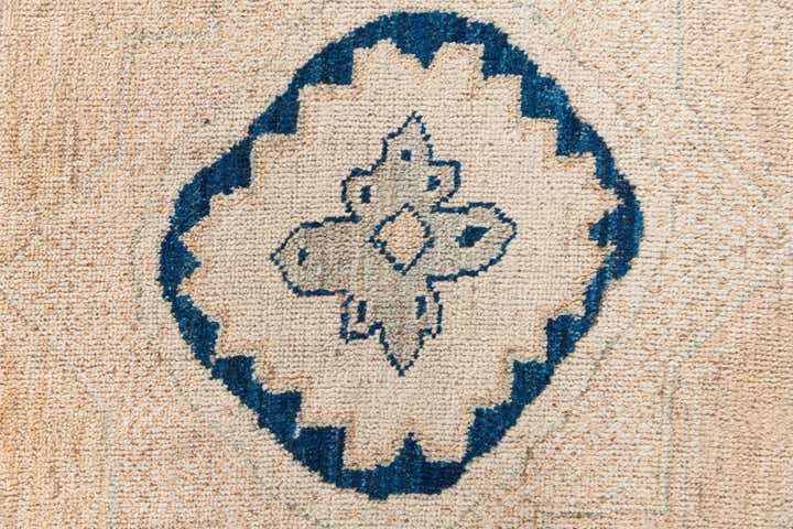 9' 1 x 12' 3 Hand Knotted Moroccan Wool Rug