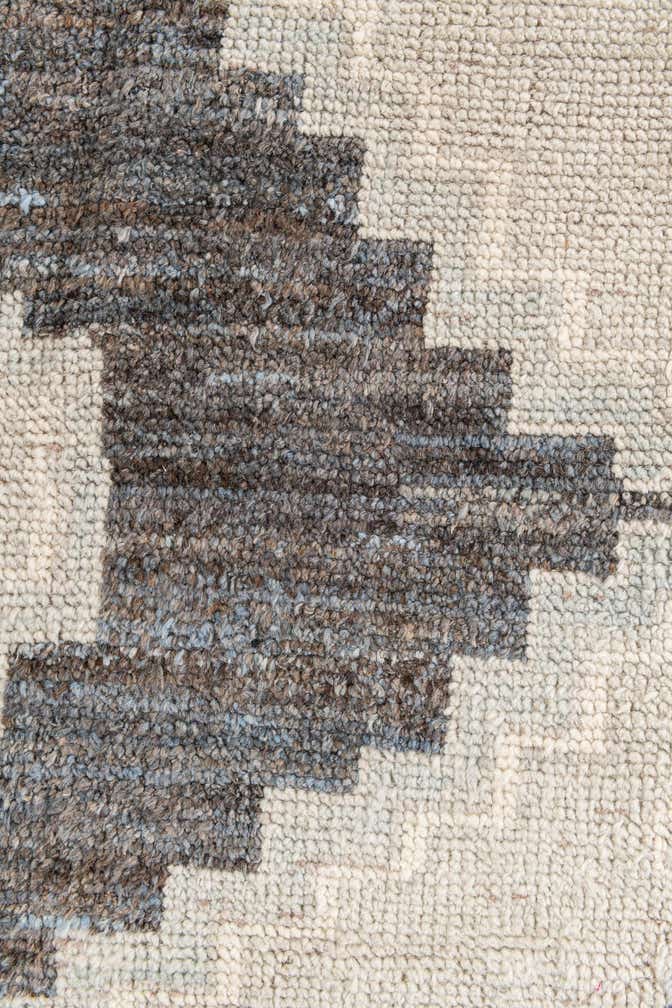 9' x 12' 1 Hand Knotted Moroccan Wool Rug