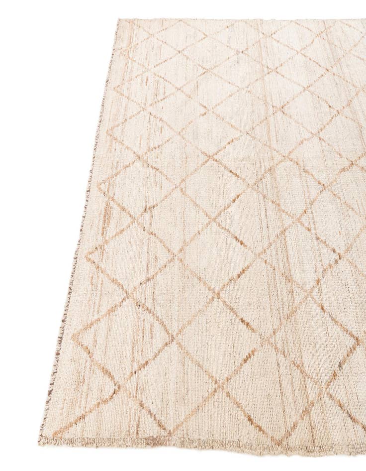 Detail image of 5' 8 x 6' 10  Hand Knotted Moroccan Wool Rug