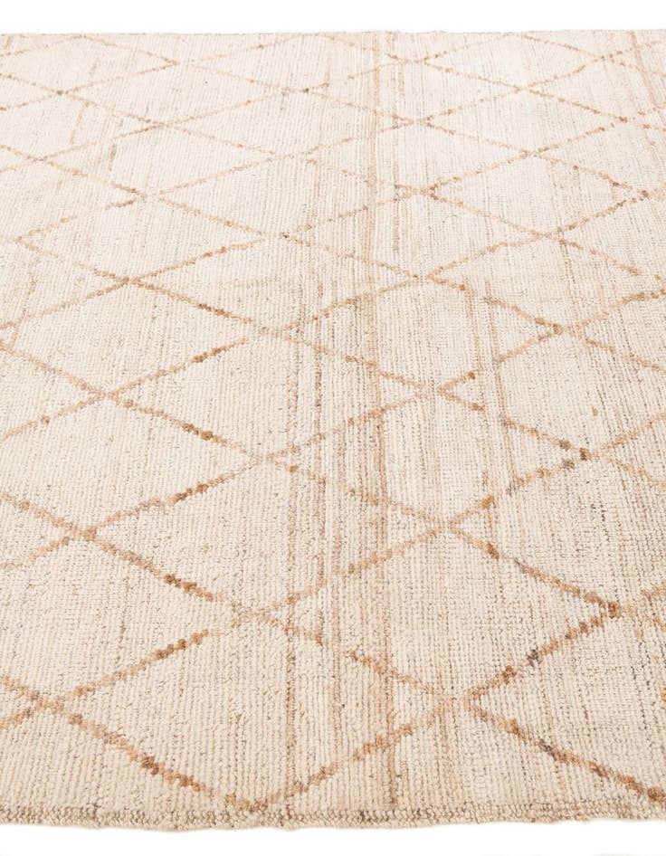 Detail image of 5' 8 x 6' 10  Hand Knotted Moroccan Wool Rug