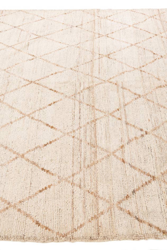 Detail image of 5' 8 x 6' 10 Hand Knotted Moroccan Wool Rug