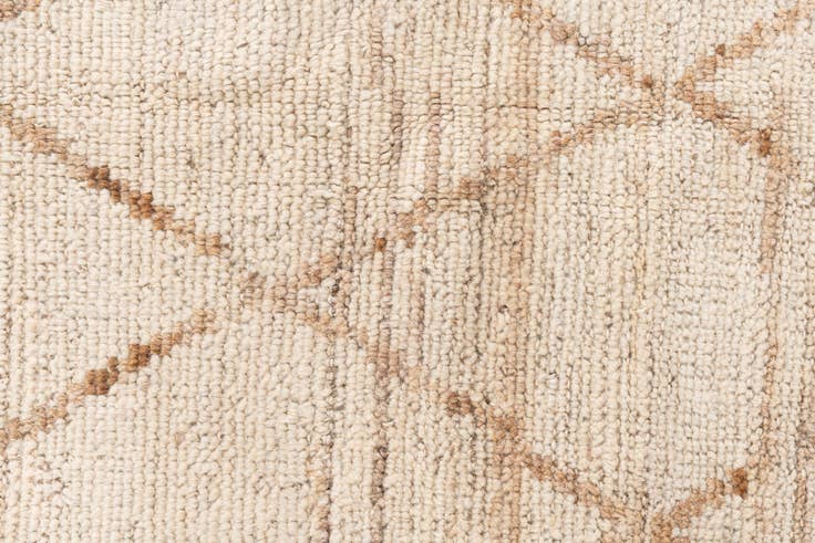 Detail image of 5' 8 x 6' 10 Hand Knotted Moroccan Wool Rug