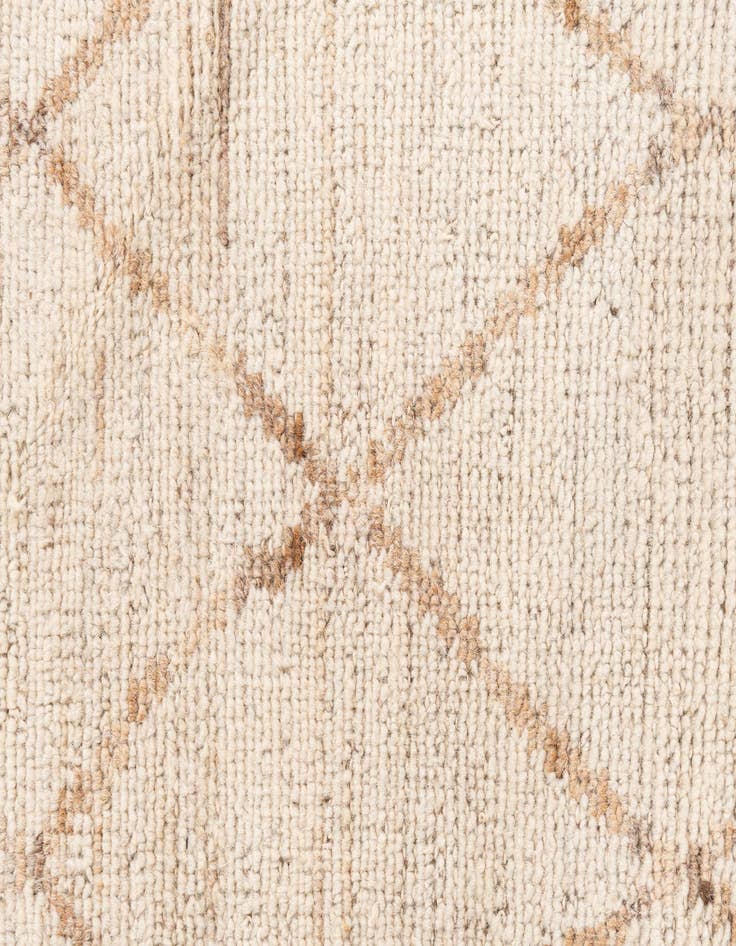 Detail image of 5' 8 x 6' 10  Hand Knotted Moroccan Wool Rug
