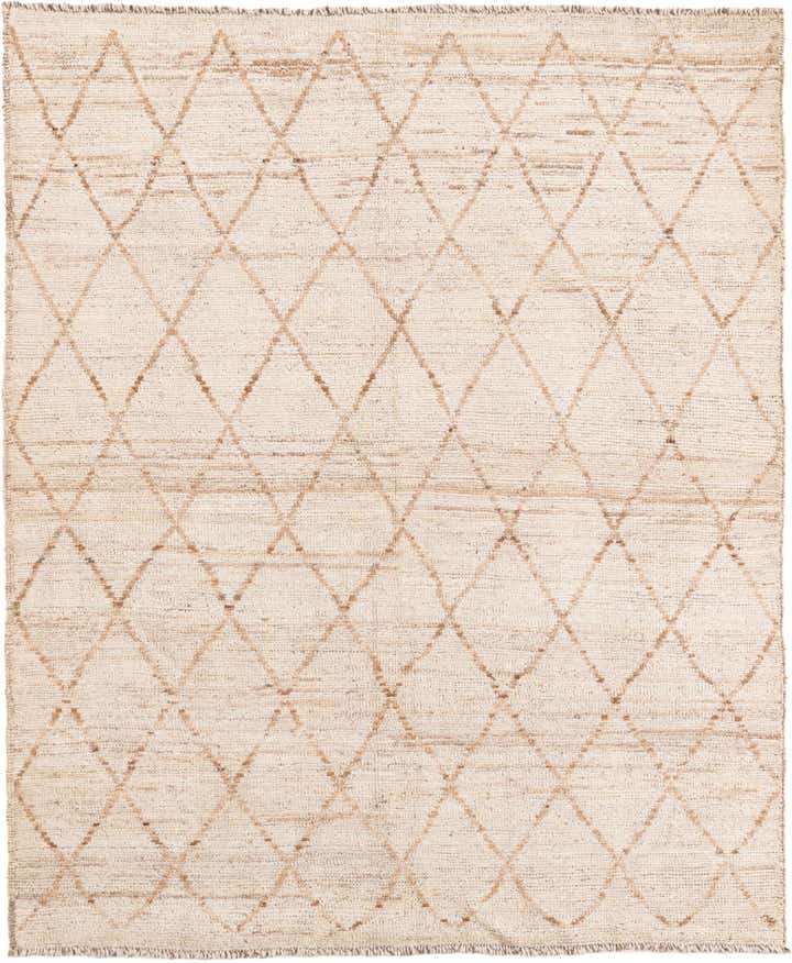 5' 8 x 6' 10 Hand Knotted Moroccan Wool Rug