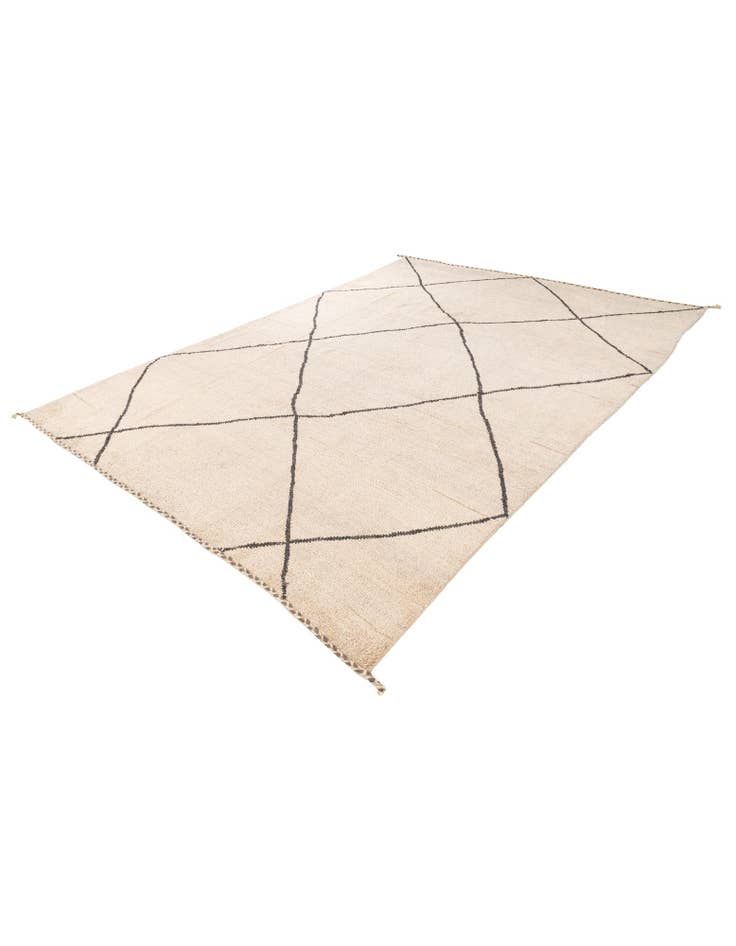 Detail image of 8' x 12' Hand Knotted Moroccan Wool Rug