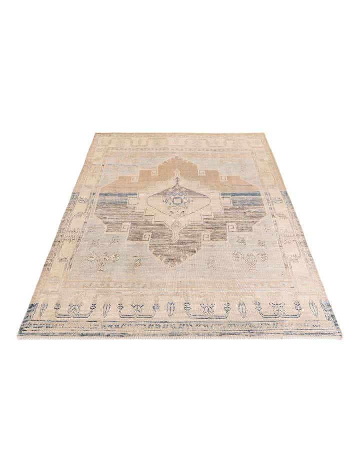7' 9 x 10' 2 Hand Knotted Moroccan Wool Rug