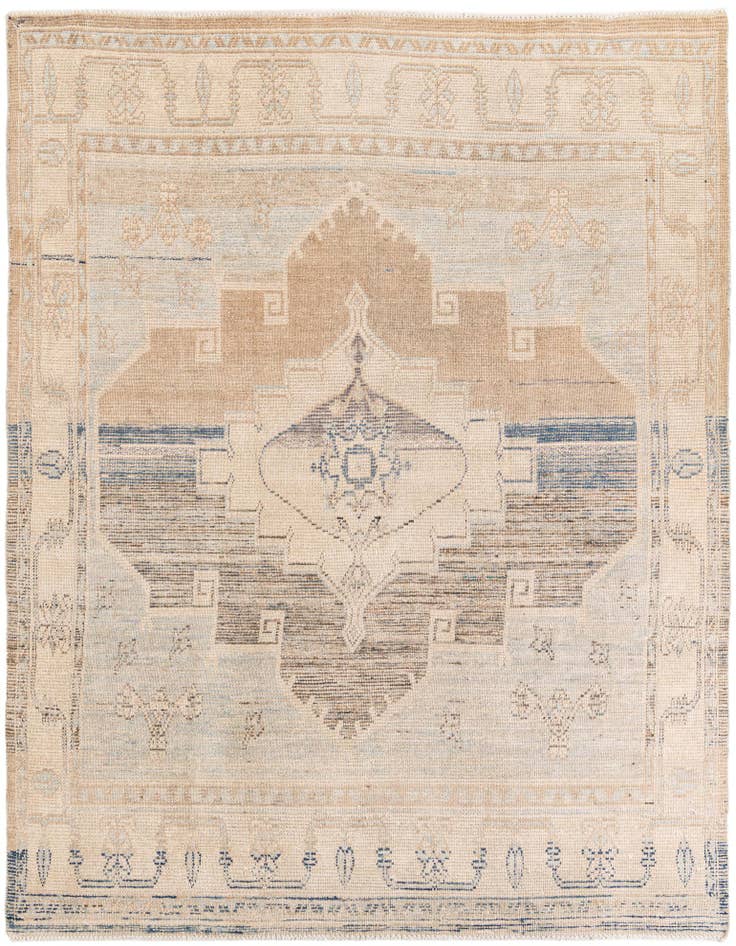 Detail image of 7' 9 x 10' 2 Hand Knotted Moroccan Wool Rug