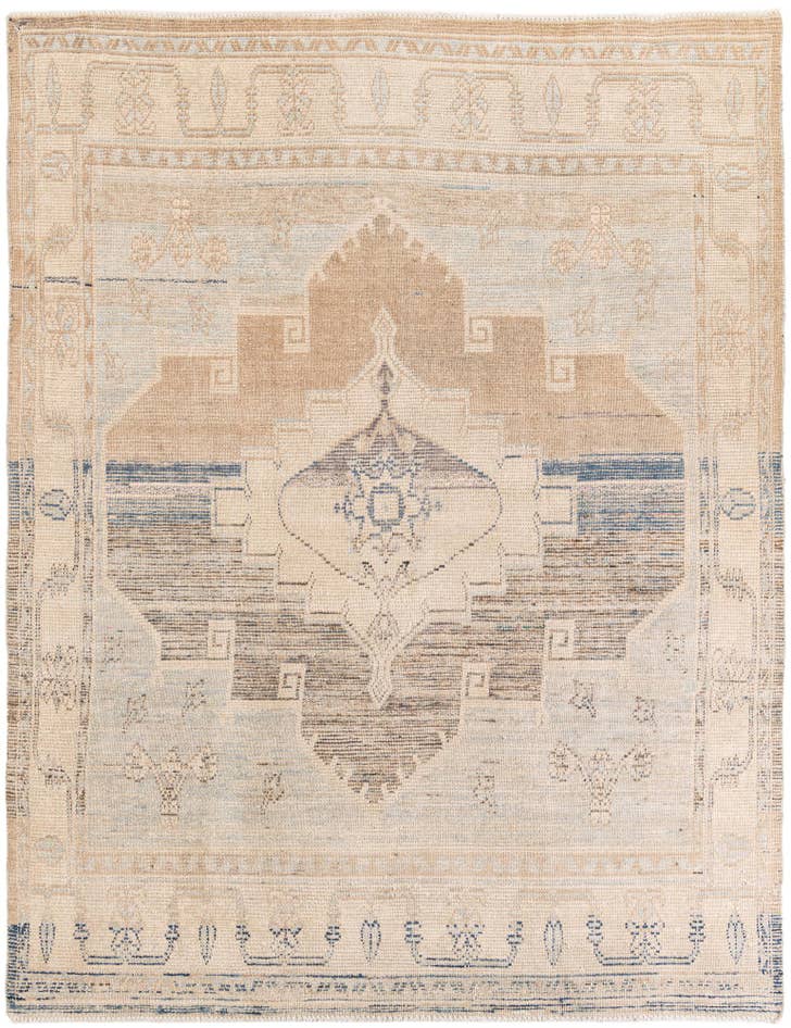 Detail image of 7' 9 x 10' 2 Hand Knotted Moroccan Wool Rug