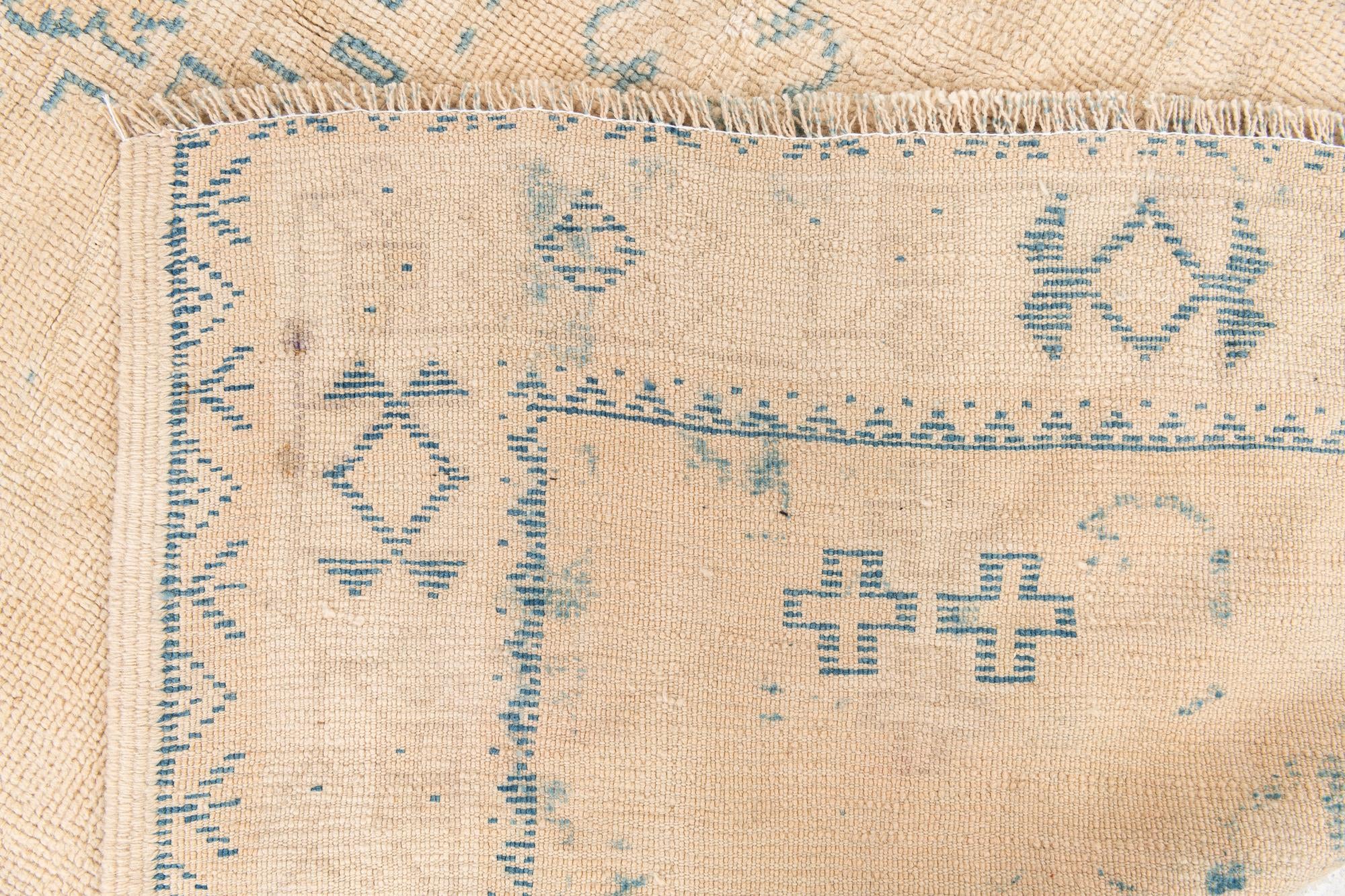 5' 2 x 8' Hand Knotted Moroccan Wool Rug