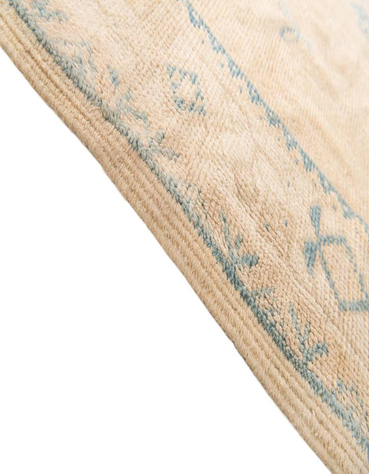 Detail image of 5' 2 x 8'  Hand Knotted Moroccan Wool Rug