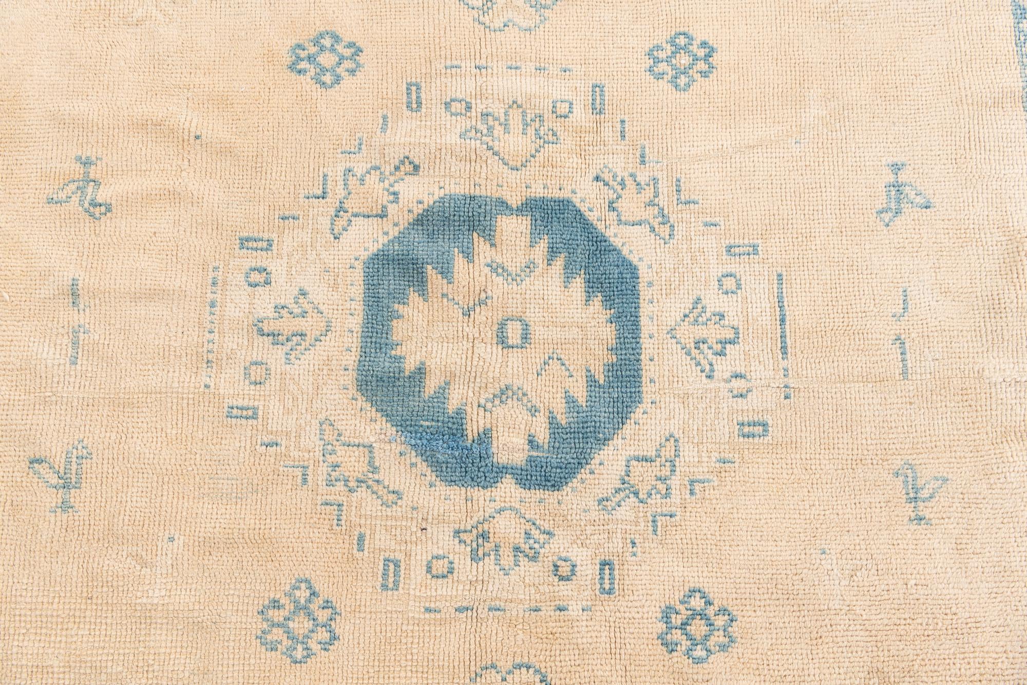 5' 2 x 8' Hand Knotted Moroccan Wool Rug