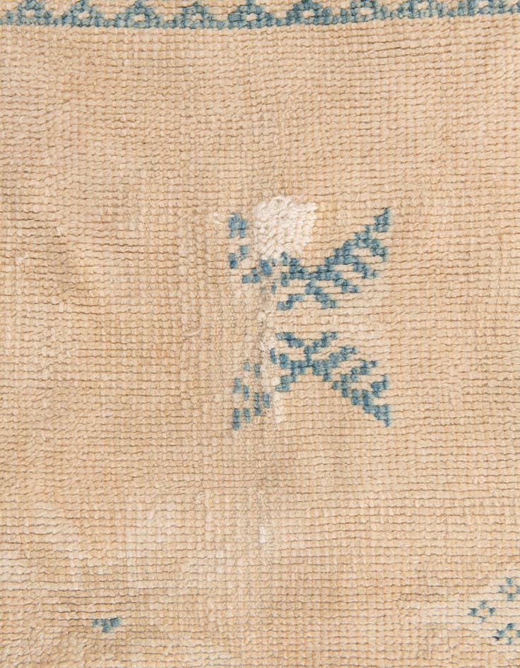 Detail image of 5' 2 x 8'  Hand Knotted Moroccan Wool Rug