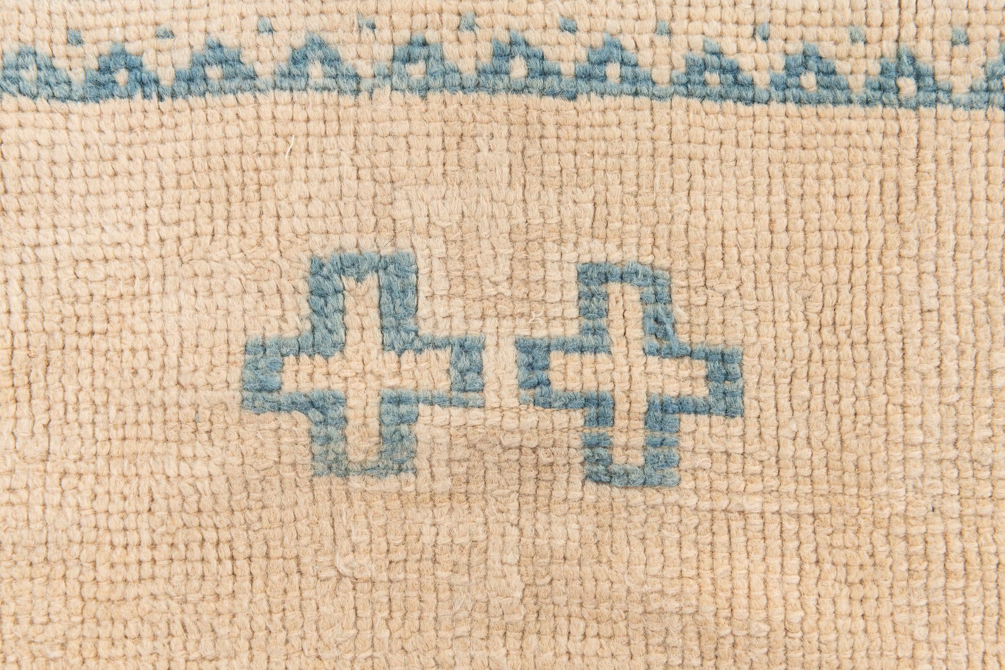 5' 2 x 8' Hand Knotted Moroccan Wool Rug