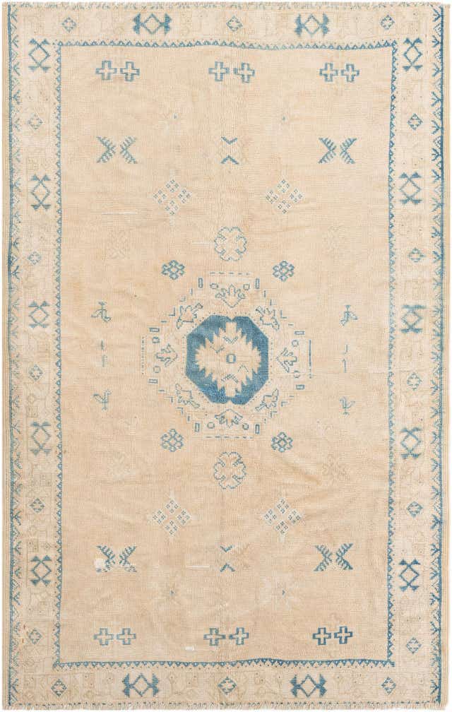 5' 2 x 8' Hand Knotted Moroccan Wool Rug