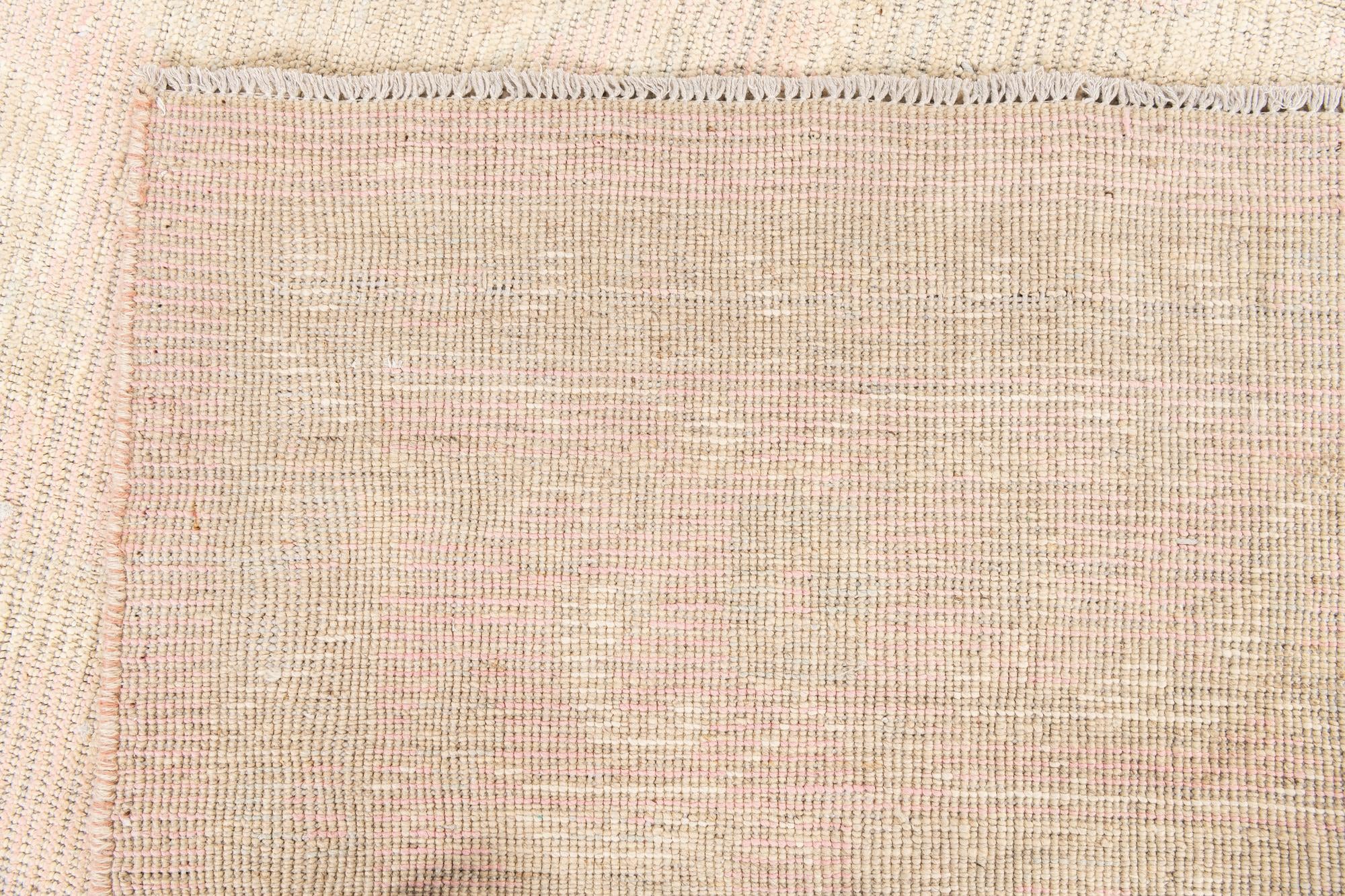 8' 8 x 11' 6 Hand Knotted Moroccan Wool Rug