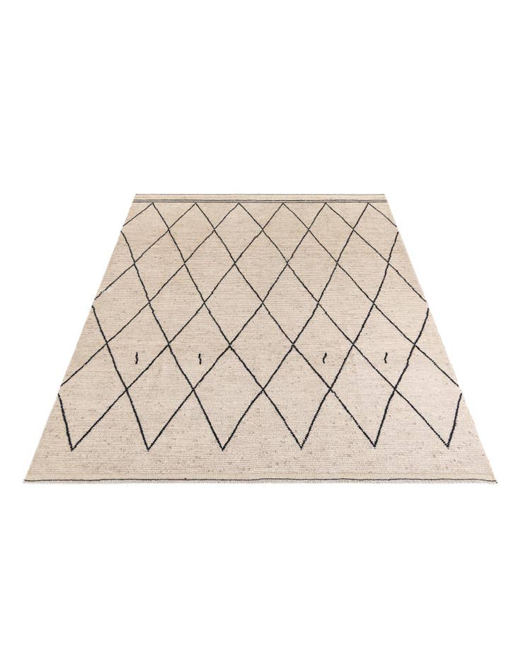 Detail image of 8' 1 x 10' Hand Knotted Moroccan Wool Rug