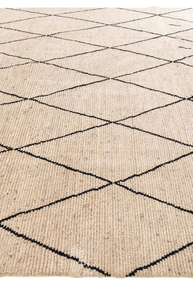 Detail image of 8' 1 x 10' Hand Knotted Moroccan Wool Rug