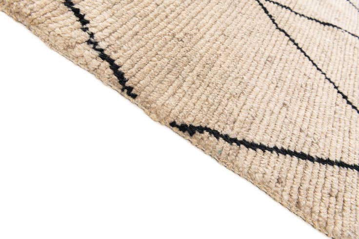 Detail image of 8' 1 x 10' Hand Knotted Moroccan Wool Rug