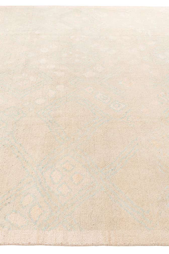 9' x 12' 7 Hand Knotted Moroccan Wool Rug