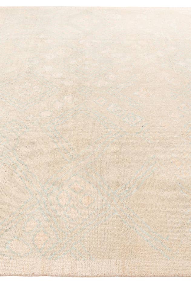 Detail image of 9' x 12' 7 Hand Knotted Moroccan Wool Rug