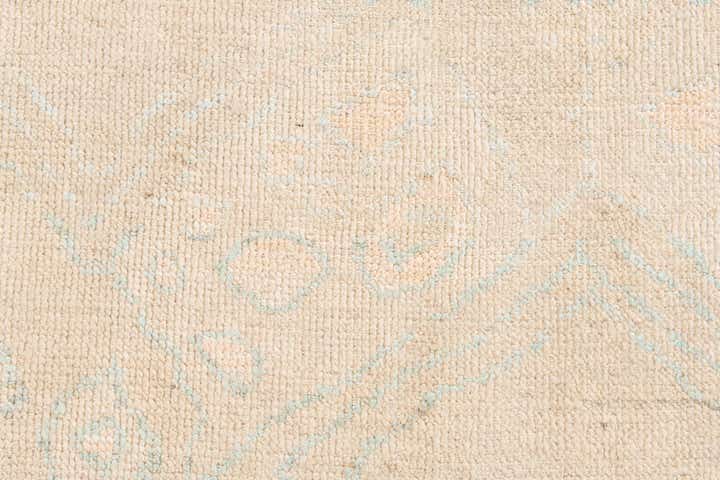 9' x 12' 7 Hand Knotted Moroccan Wool Rug