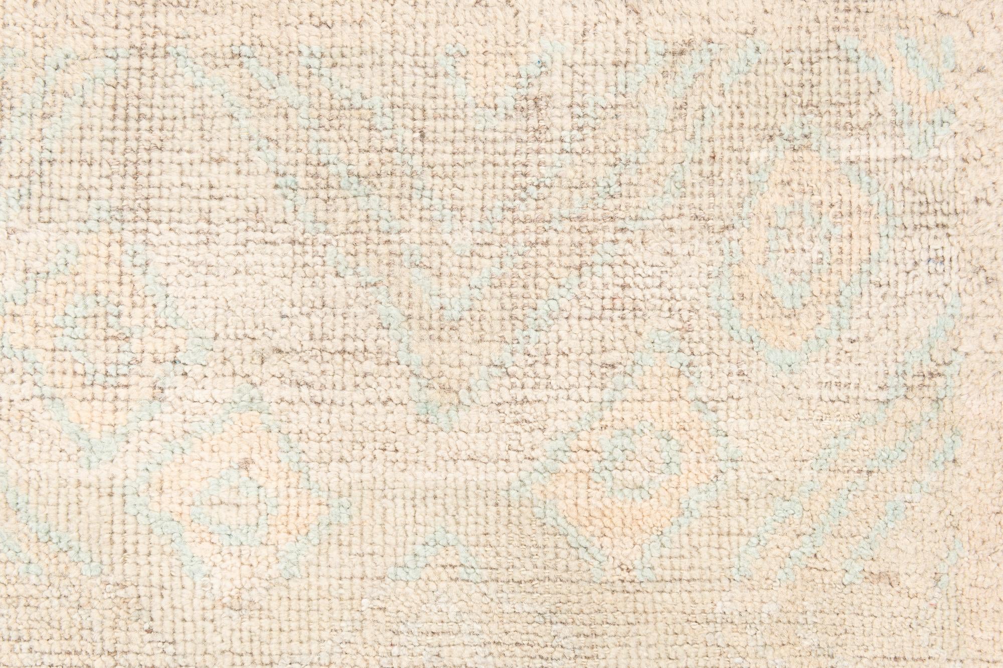9' x 12' 7 Hand Knotted Moroccan Wool Rug