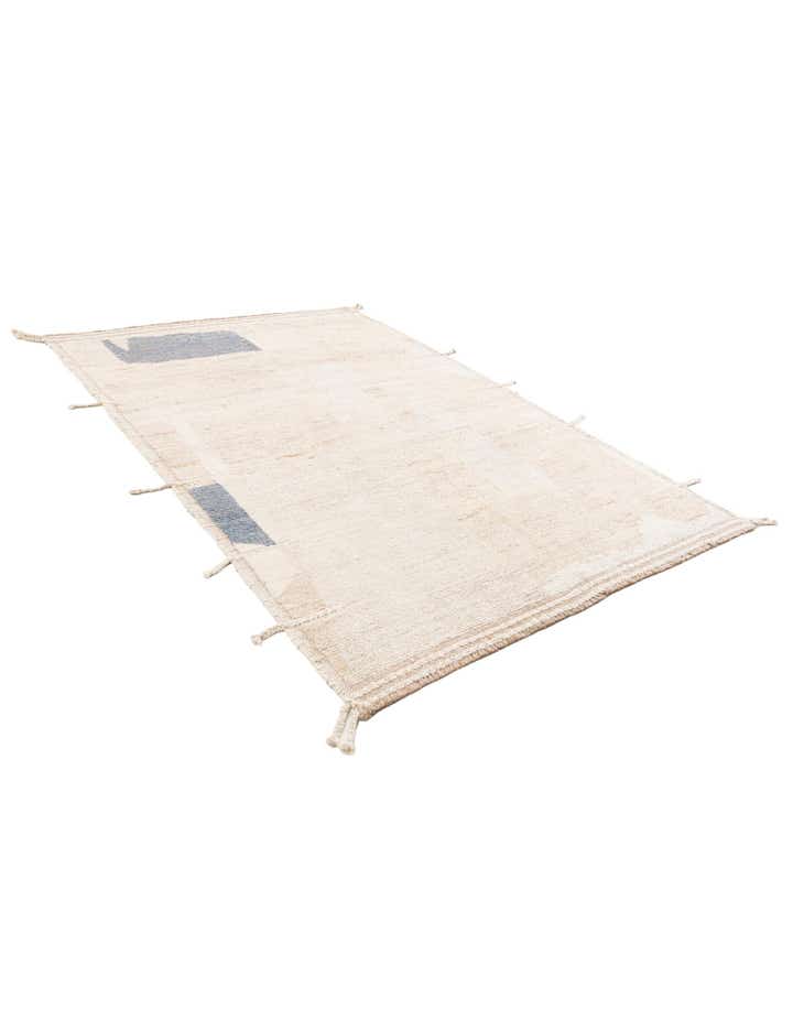 5' 2 x 7' 6 Hand Knotted Moroccan Wool Rug