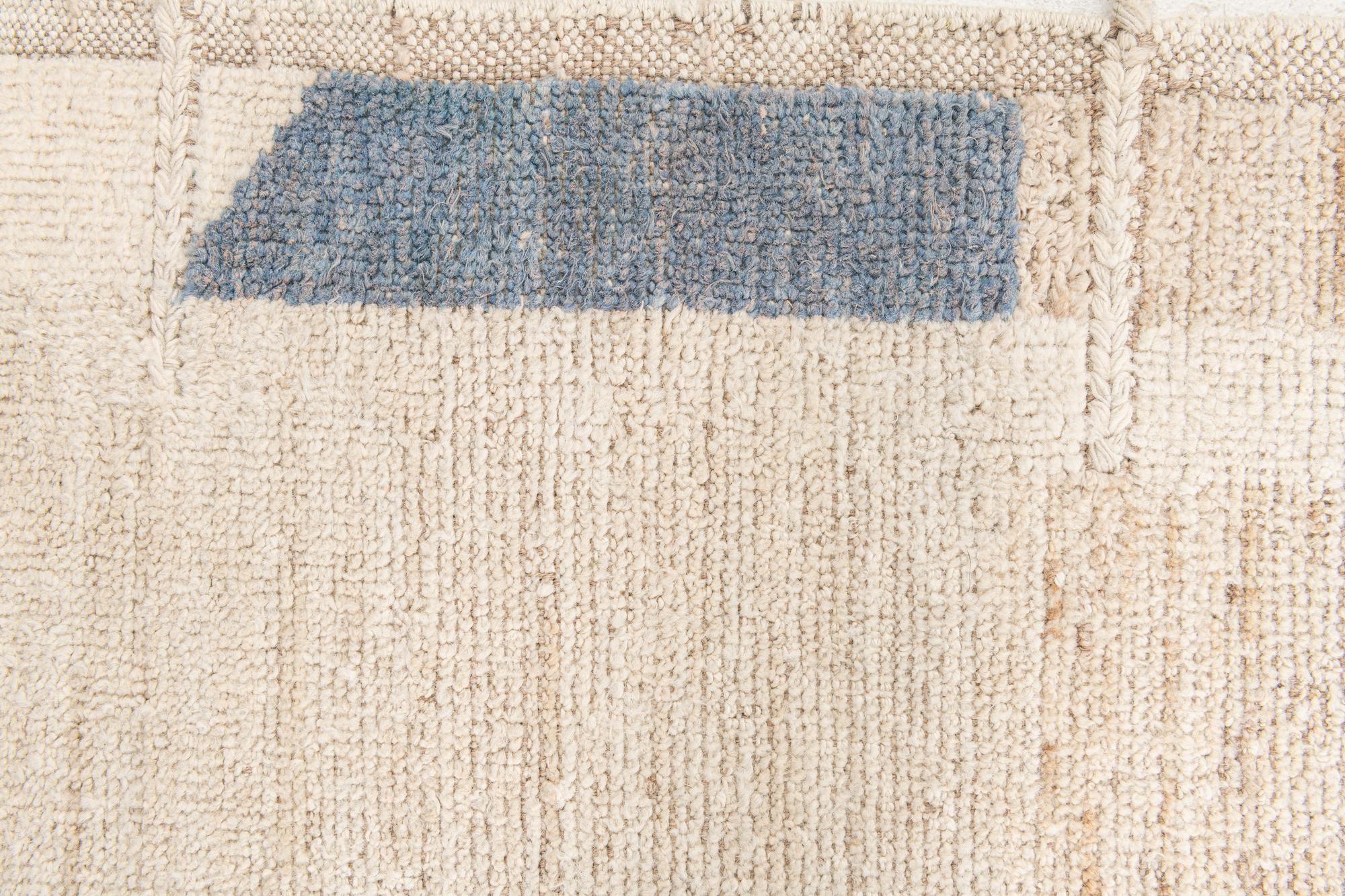 5' 2 x 7' 6 Hand Knotted Moroccan Wool Rug