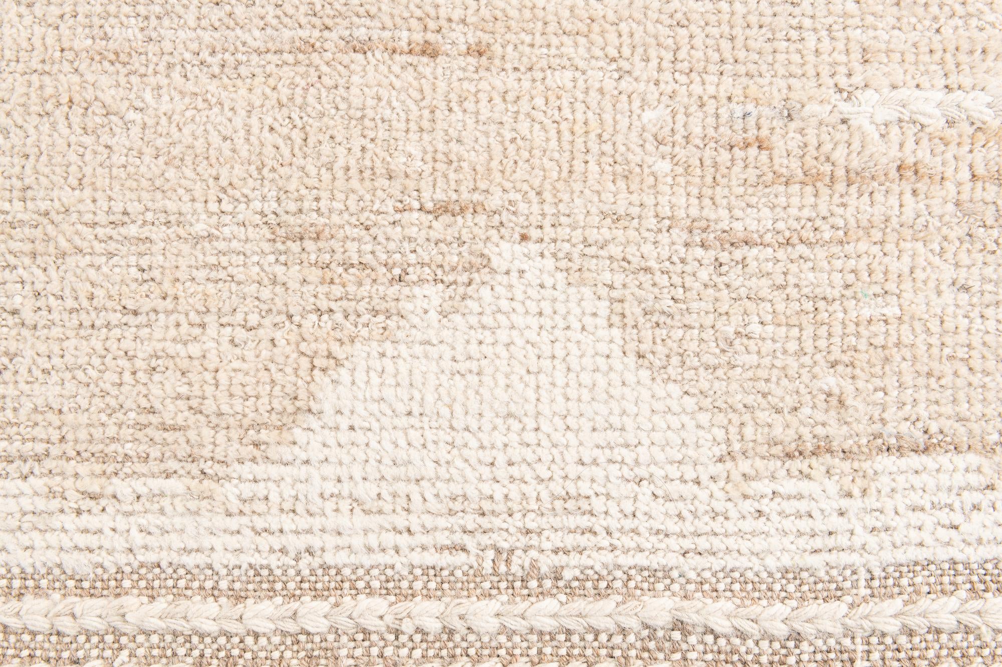 5' 2 x 7' 6 Hand Knotted Moroccan Wool Rug