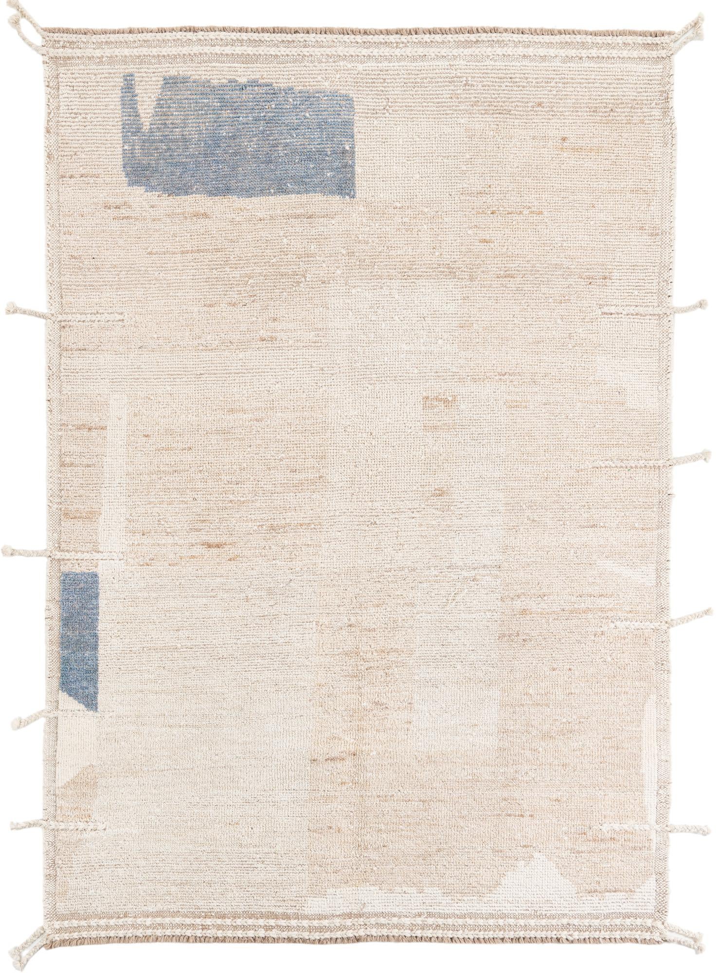 5' 2 x 7' 6 Hand Knotted Moroccan Wool Rug