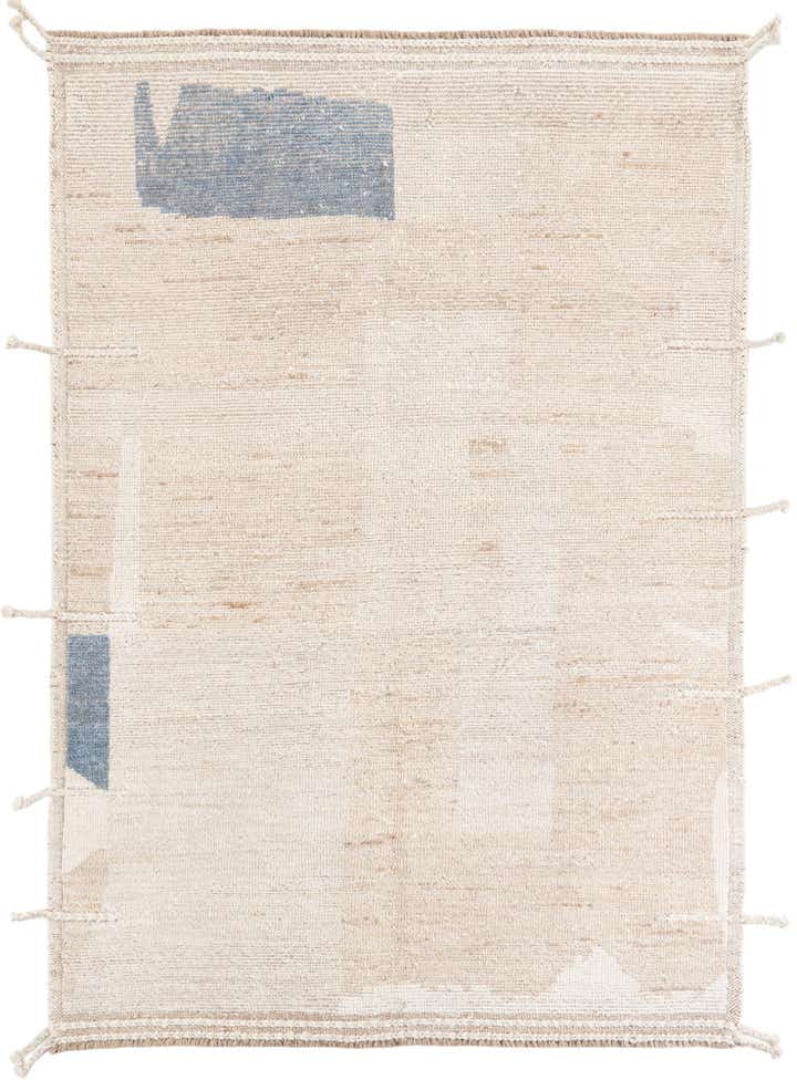 5' 2 x 7' 6 Hand Knotted Moroccan Wool Rug