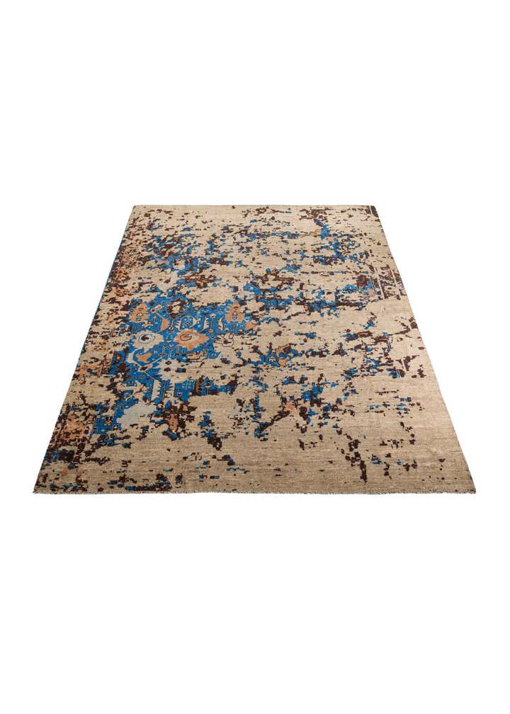 12' 4 x 15' 3 Hand Knotted Moroccan Wool Rug