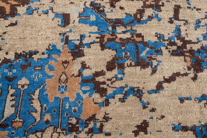 12' 4 x 15' 3 Hand Knotted Moroccan Wool Rug