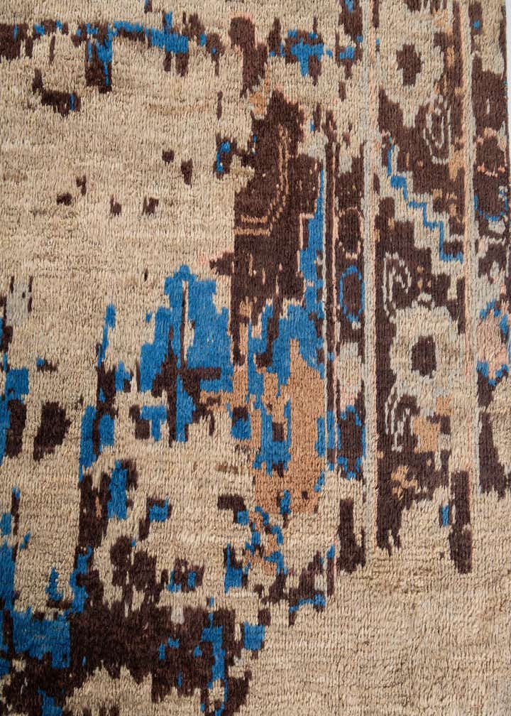 12' 4 x 15' 3 Hand Knotted Moroccan Wool Rug