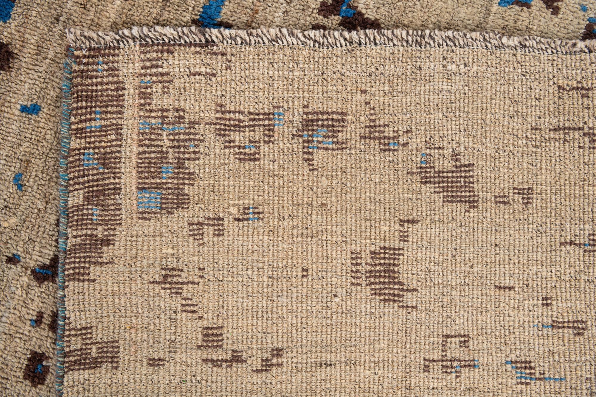 12' 4 x 15' 3 Hand Knotted Moroccan Wool Rug