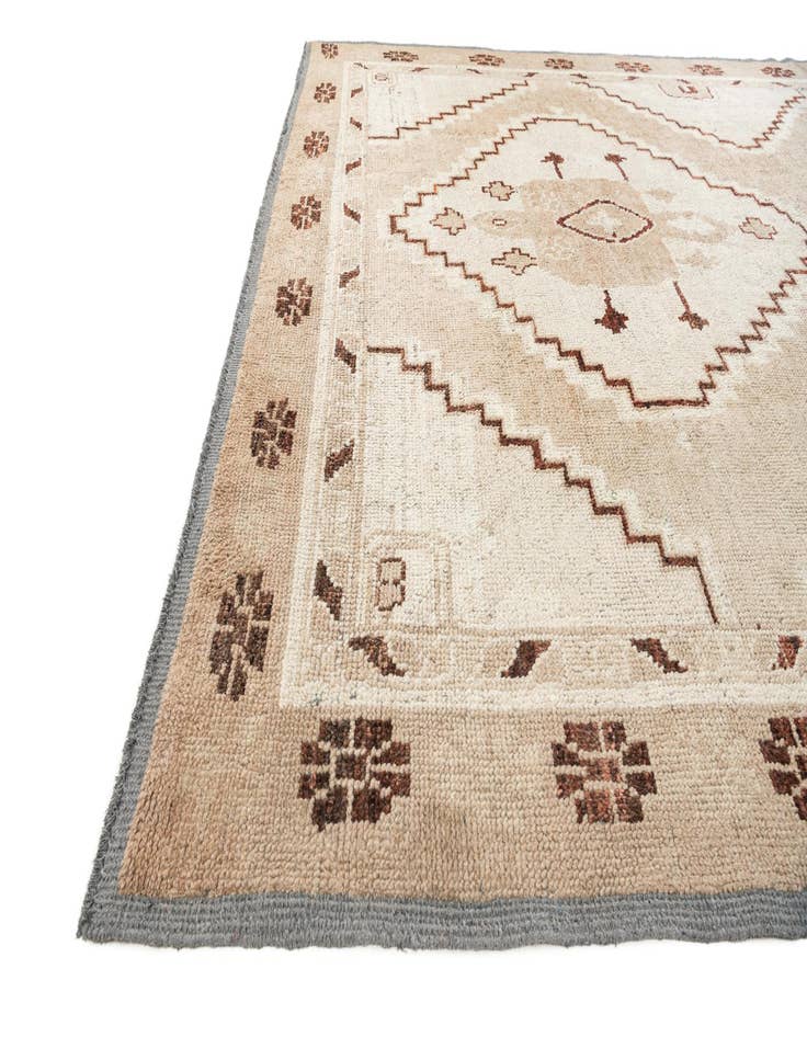 Detail image of 9' x 12' 1  Hand Knotted Moroccan Wool Rug