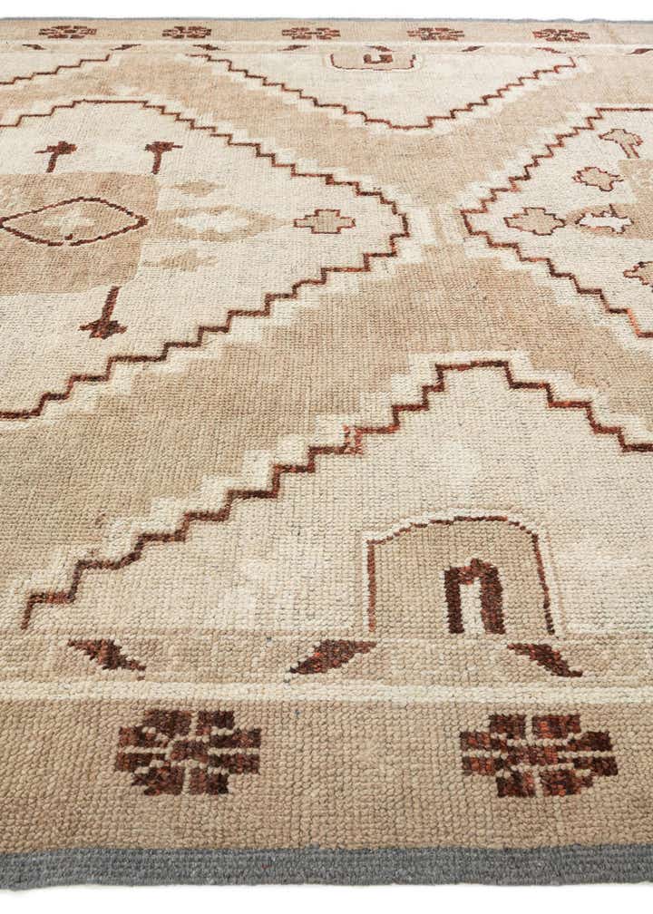 9' x 12' 1 Hand Knotted Moroccan Wool Rug