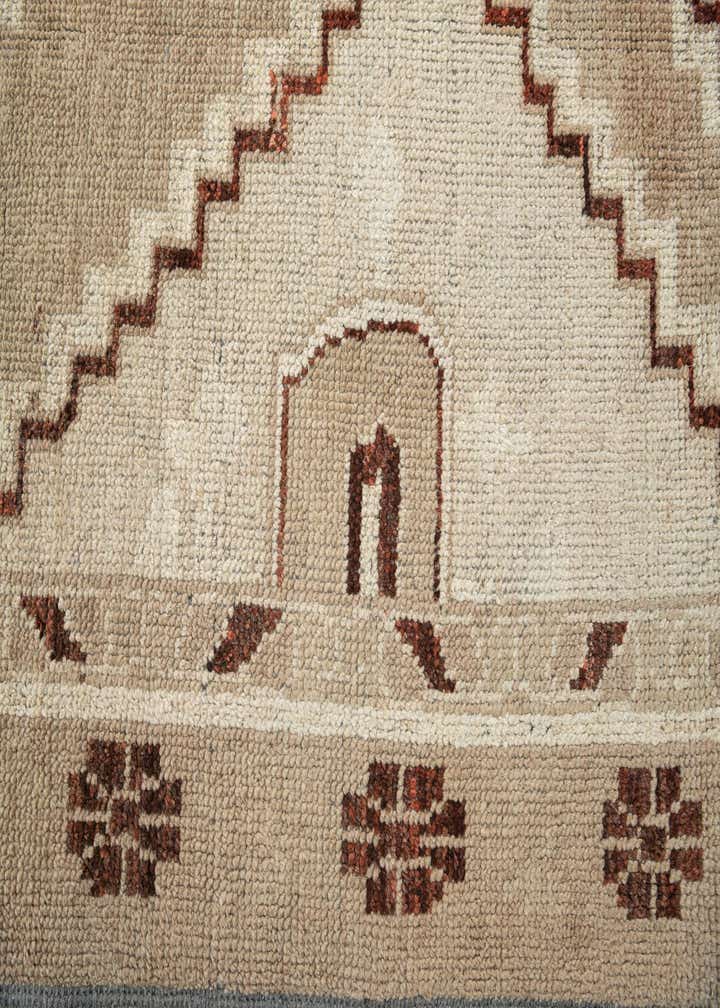 9' x 12' 1 Hand Knotted Moroccan Wool Rug