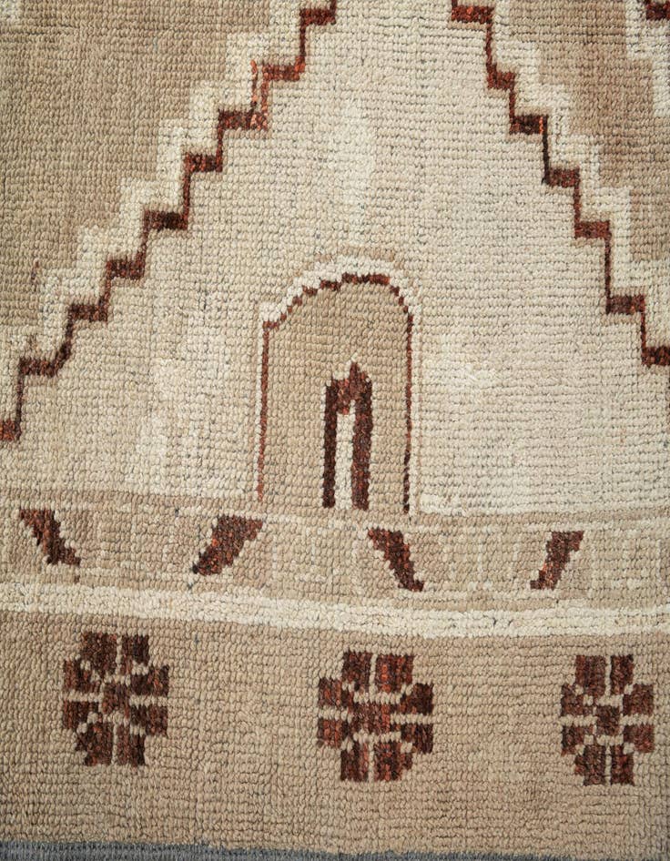 Detail image of 9' x 12' 1  Hand Knotted Moroccan Wool Rug