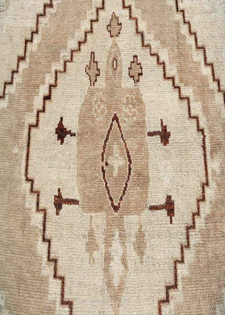 9' x 12' 1 Hand Knotted Moroccan Wool Rug