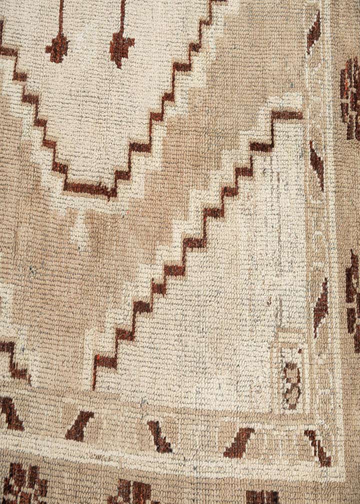9' x 12' 1 Hand Knotted Moroccan Wool Rug