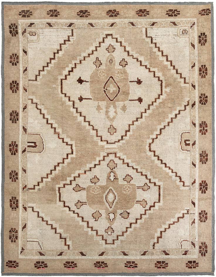 Detail image of 9' x 12' 1 Hand Knotted Moroccan Wool Rug