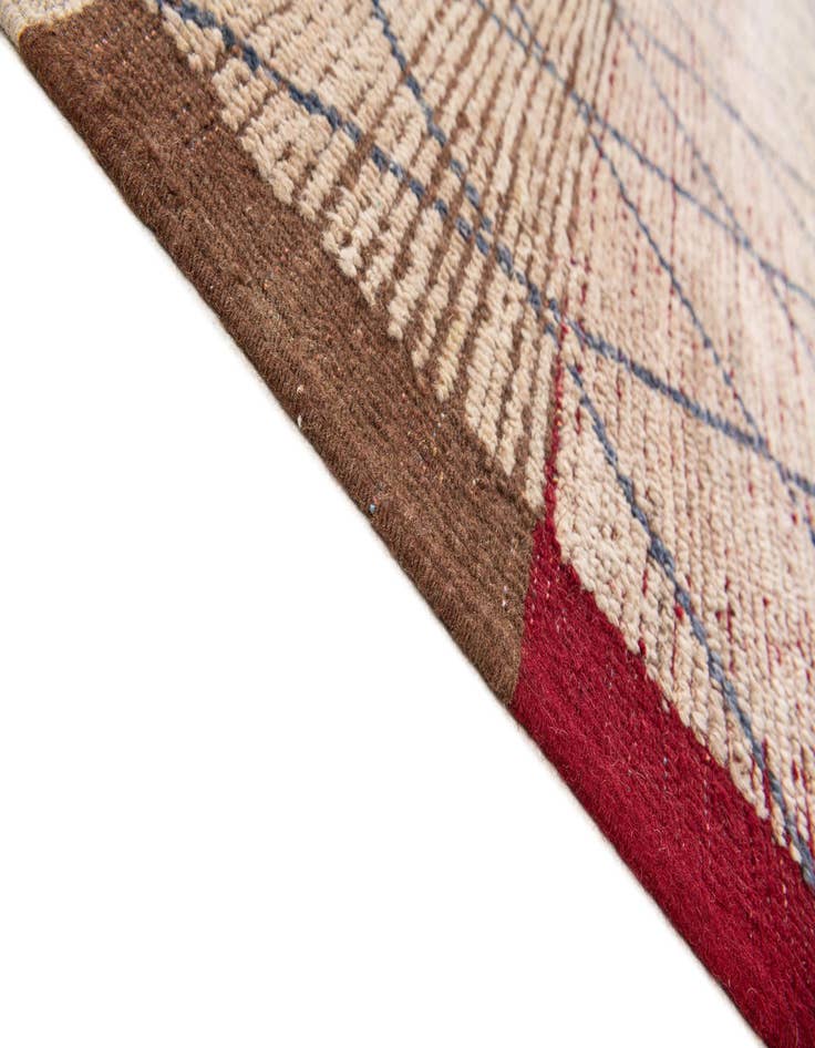 Detail image of 9' 2 x 10' 2  Hand Knotted Moroccan Wool Rug