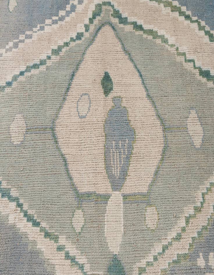 Detail image of 8' 8 x 10'  Hand Knotted Moroccan Wool Rug