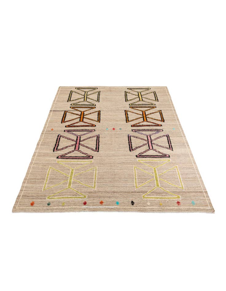 Detail image of 8' 5 x 10' 6 Hand Knotted Moroccan Wool Rug