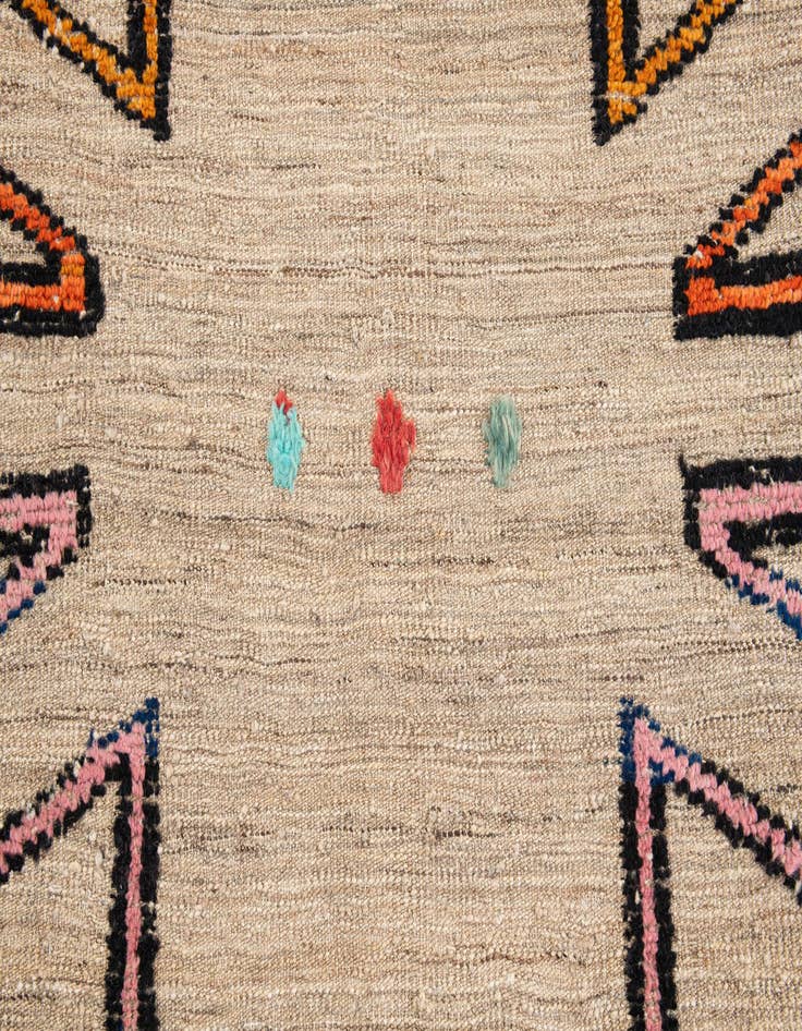 Detail image of 8' 5 x 10' 6  Hand Knotted Moroccan Wool Rug