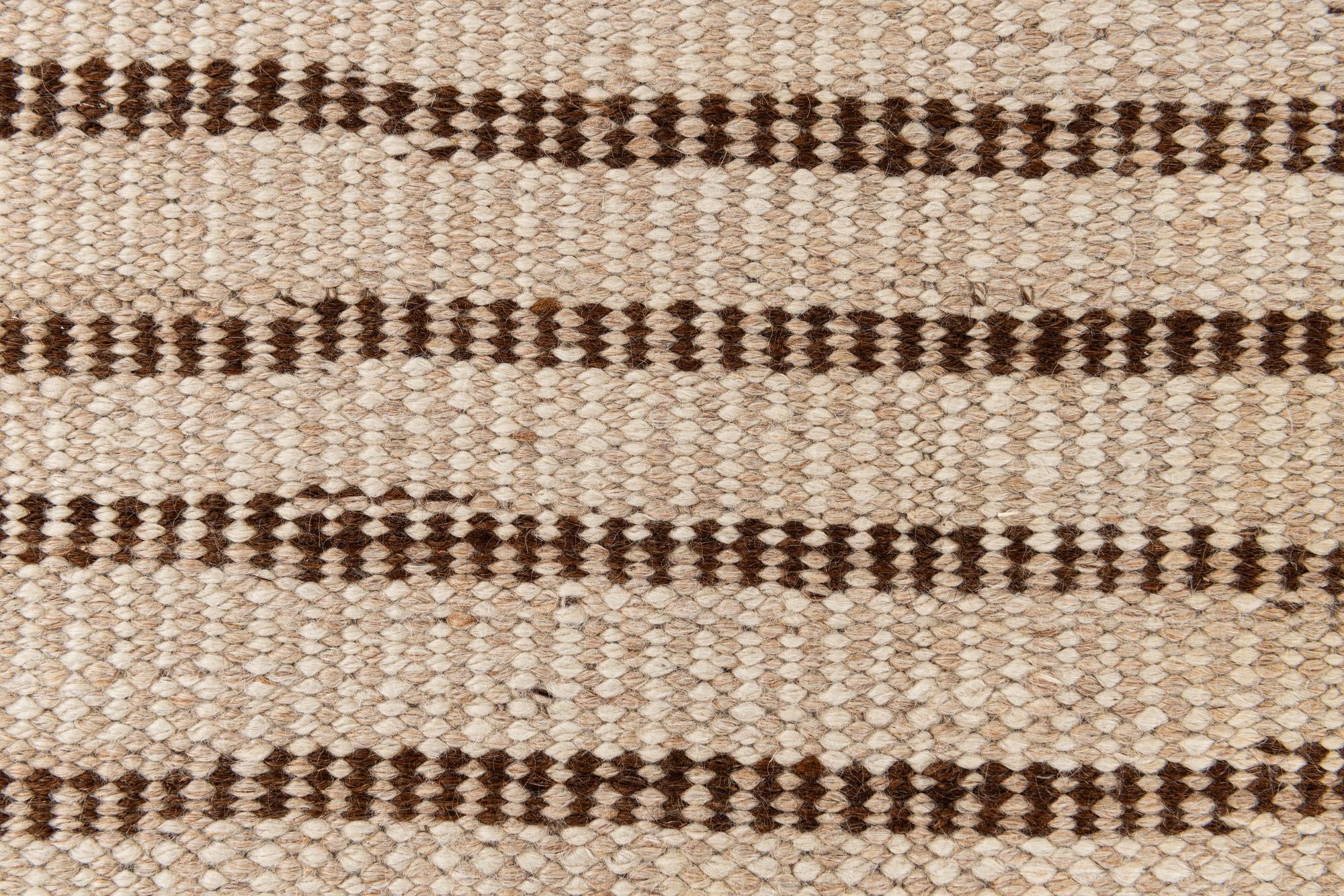 8' 1 x 11' 5 Hand Knotted Moroccan Wool Rug